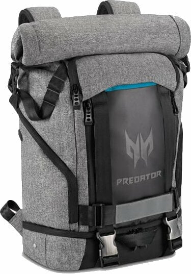 Backpack for Laptop Acer Predator Gaming Rolltop Gray Black 15.6" Backpack for Laptop