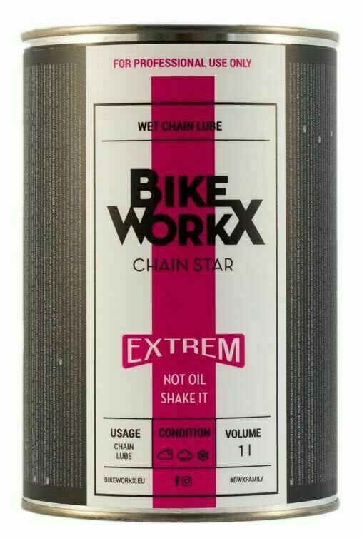 Vedligeholdelse af cykler BikeWorkX Chain Star extrem 1 L Vedligeholdelse af cykler