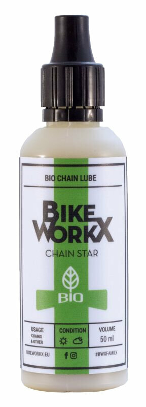 Entretien de la bicyclette BikeWorkX Chain Star bio 50 ml Entretien de la bicyclette