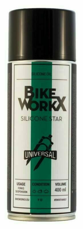 Bicycle maintenance BikeWorkX Silicone Star 400 ml Bicycle maintenance