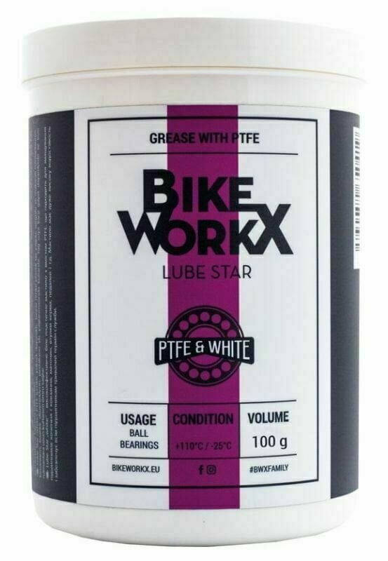 Bicycle maintenance BikeWorkX Lube Star White 100 g Bicycle maintenance