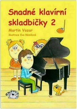 Nuty na instrumenty klawiszowe Martin Vozar Snadné klavírní skladbičky 2. díl Nuty - 1