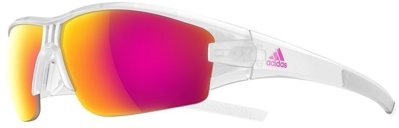 Okulary sportowe Adidas Evil Eye Halfrim S Crystal Matt/Purple Mirror