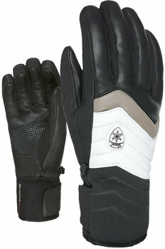 Lyžiarske rukavice Level Maya Black/White 7,5 Lyžiarske rukavice - 1