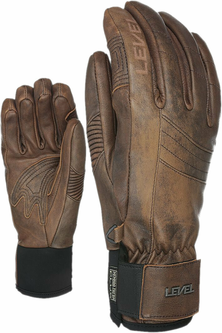 Lyžařské rukavice Level Rexford Scottish Brown 8,5 Lyžařské rukavice