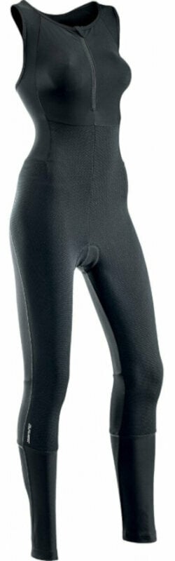 Calções e calças de ciclismo Northwave Fast Womens Polartec Bibtight MS Black S Calções e calças de ciclismo