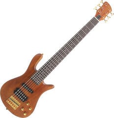 6-snarige basgitaar SX SWB1/6 Natural 6-snarige basgitaar (Zo goed als nieuw)