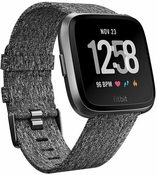 Reloj inteligente / Smartwatch Fitbit Versa Special Edition Charcoal Woven/Graphite Aluminium - 1