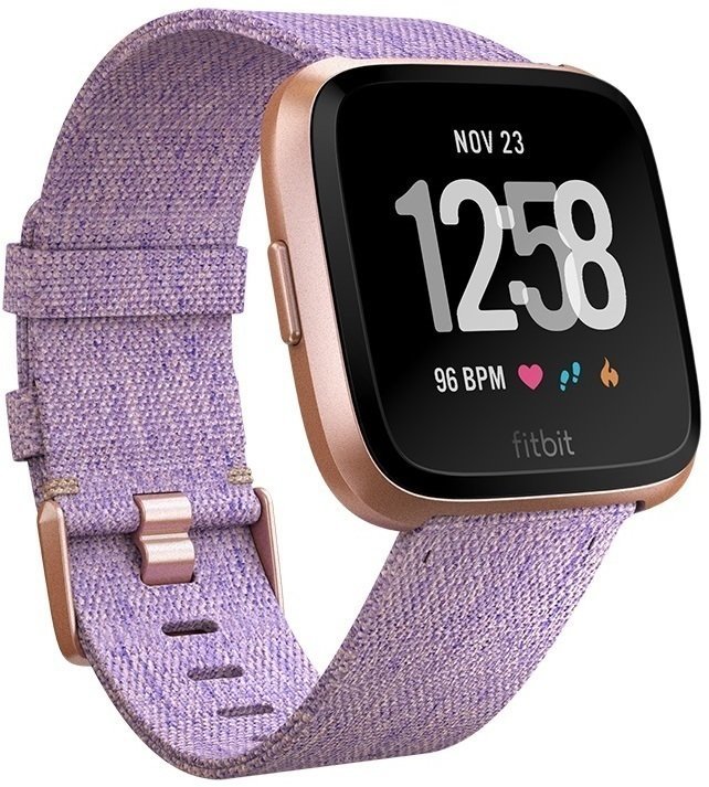 Smart hodinky Fitbit Versa Special Edition Lavender Woven/Rose Gold Aluminium