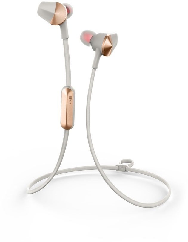 Wireless In-ear headphones Fitbit Flyer Lunar Gray