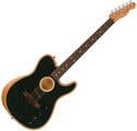 Fender Player Series Acoustasonic Telecaster Brushed Black Īpaša akustiski elektriskā ģitāra