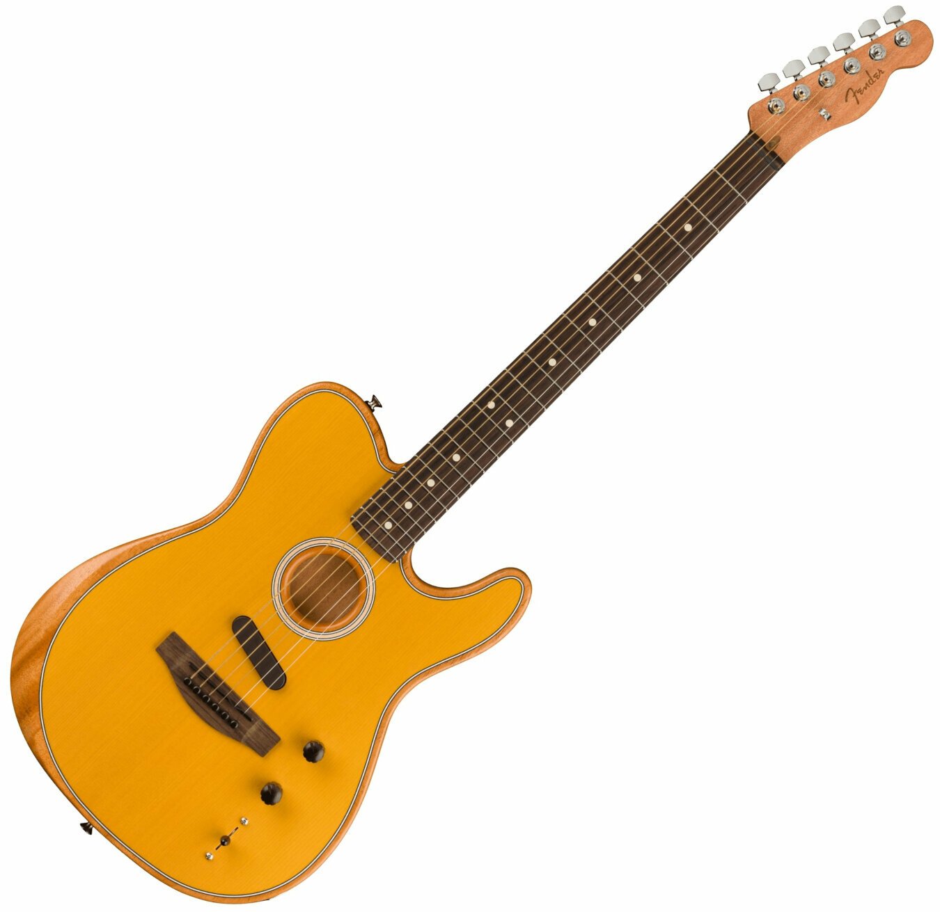 Guitarra eletroacústica especial Fender Player Series Acoustasonic Telecaster Butterscotch Blonde