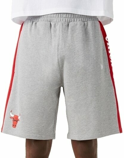 Pantaloni Scurți Chicago Bulls NBA Light Grey/Red 2XL Pantaloni Scurți