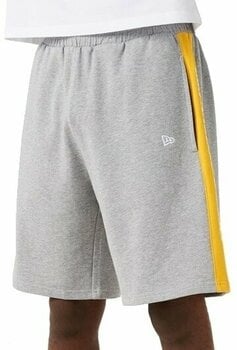 Къси панталони Los Angeles Lakers NBA Light Grey/Yellow M Къси панталони - 1