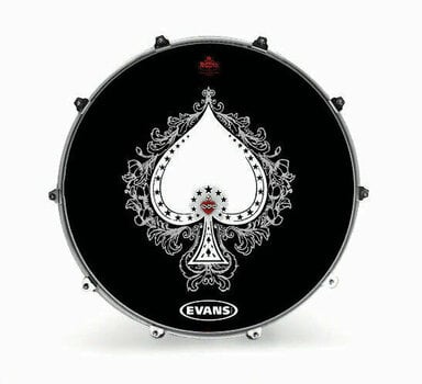 Resonantievel voor drums Evans 22'' ALCHEMY SPADE TATTOO - 1