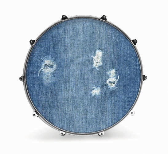 Cabeza de tambor resonante Evans INK20FBRDENIM Fabric