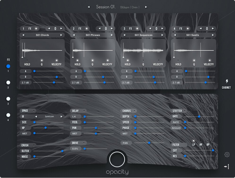Studiový softwarový Plug-In efekt Audiomodern Opacity END (Digitální produkt)