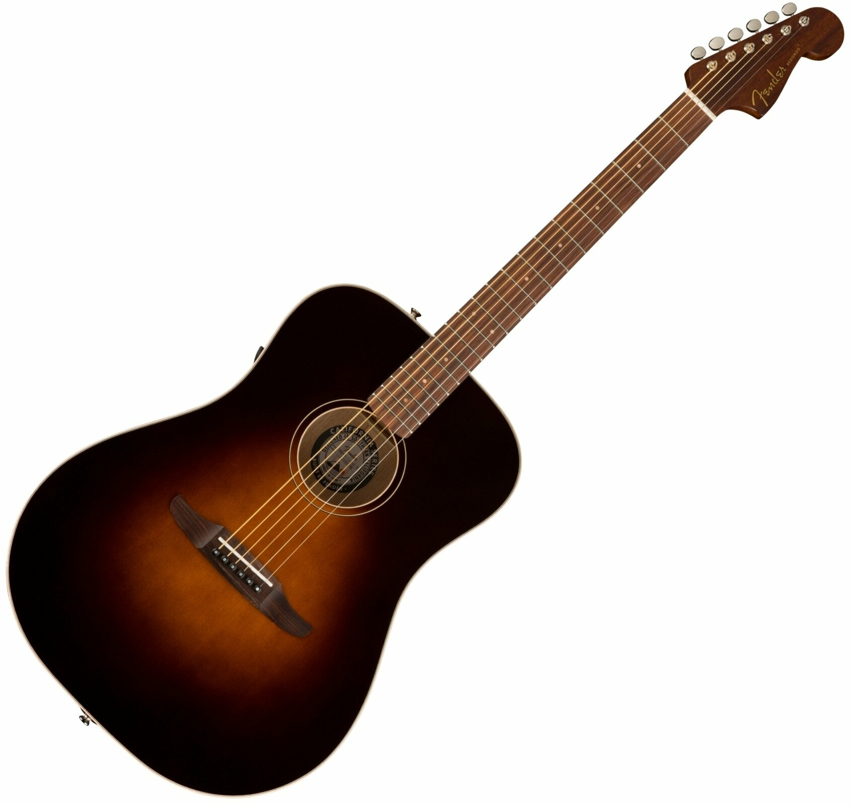 Guitarra electroacústica Fender Redondo Classic Target Burst