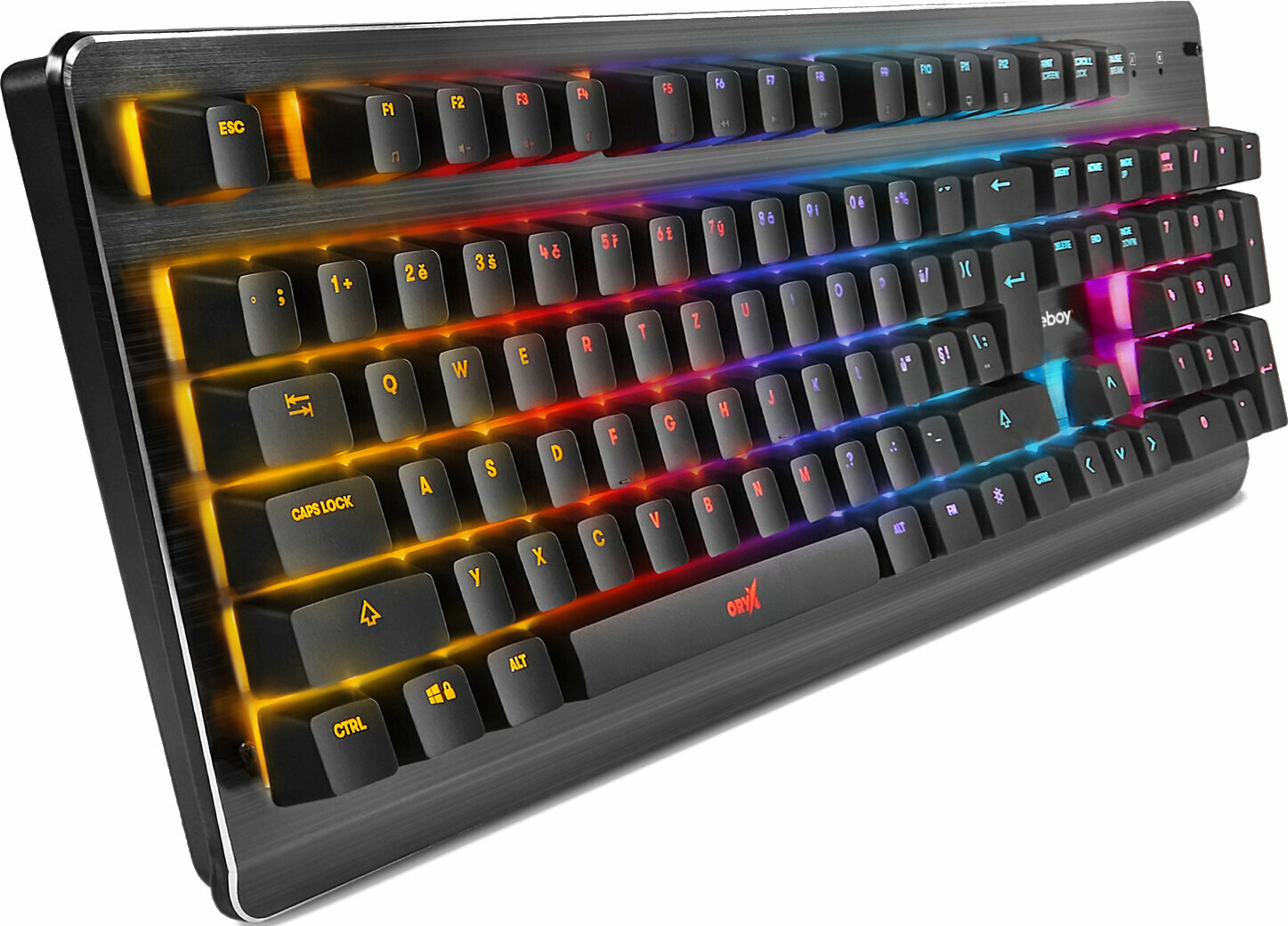 Tastatură pentru jocuri Niceboy ORYX K445 Element Tastatură cehă Tastatură pentru jocuri