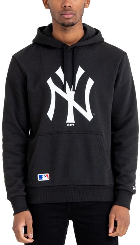 New York Yankees Hoodie MLB Team Logo Hoody Light Grey L - Muziker