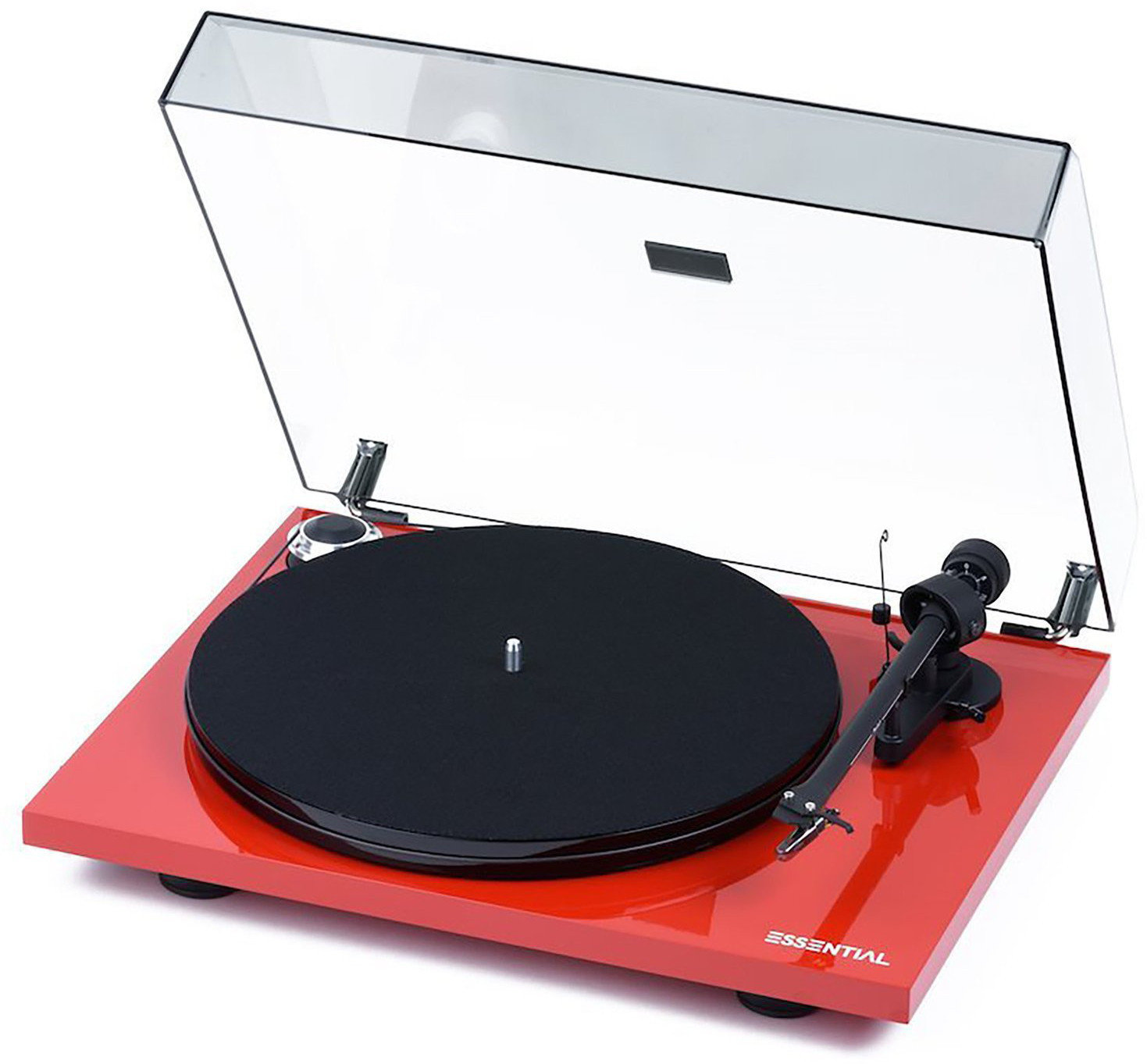Gramofón Pro-Ject Essential III + OM 10 High Gloss Red