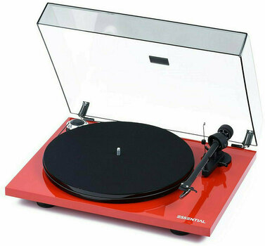 Gramofón Pro-Ject Essential III + OM 10 High Gloss Red - 1