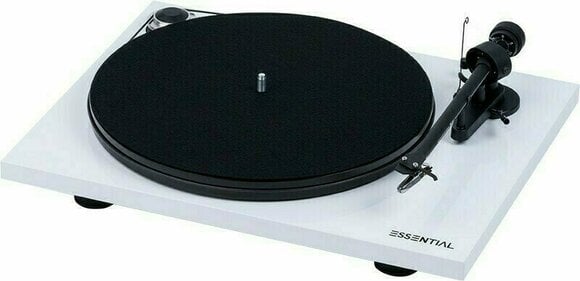 Tourne-disque Pro-Ject Essential III BT + OM 10 High Gloss White - 1