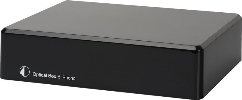 Platenspeler-voorversterker Pro-Ject Optical Box E Phono Zwart