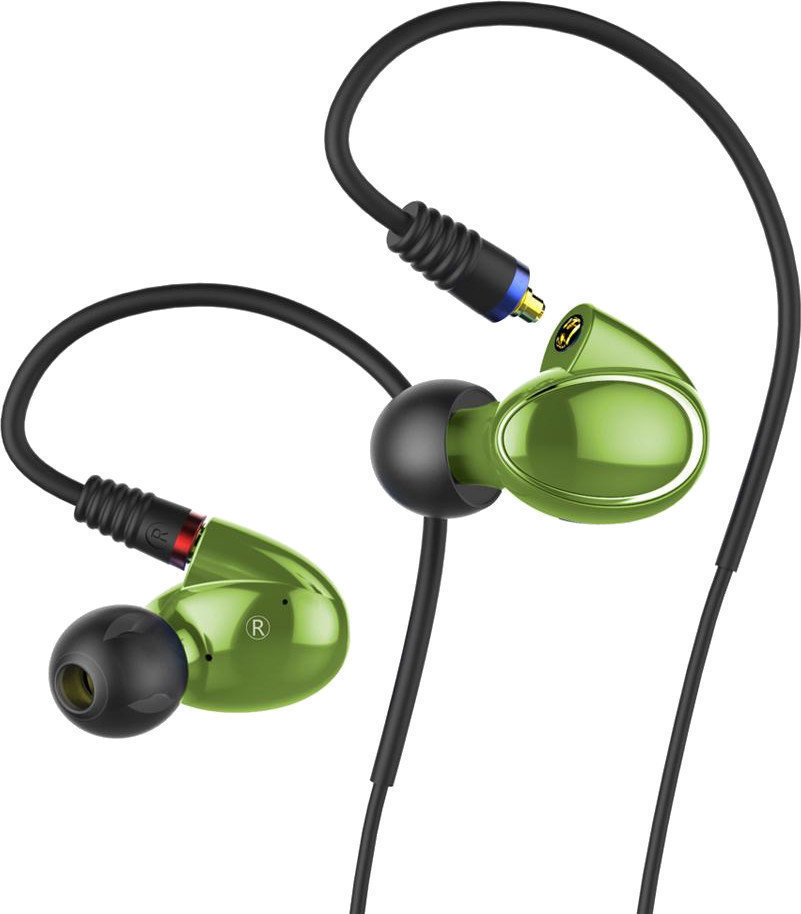 Hörlurar med öronsnäcka FiiO FH1 Green