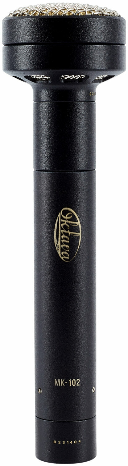Microfone condensador de estúdio Oktava MK-102 BK Microfone condensador de estúdio