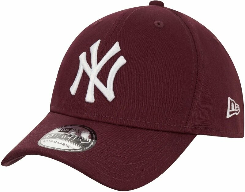 Cappellino New York Yankees 39Thirty MLB League Essential Burgundy/White S/M Cappellino