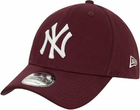 Casquette New York Yankees 39Thirty MLB League Essential Burgundy/White S/M Casquette - 1