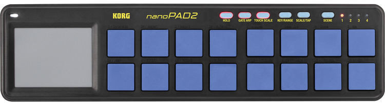 MIDI kontroler Korg nanoPAD2 BLYL