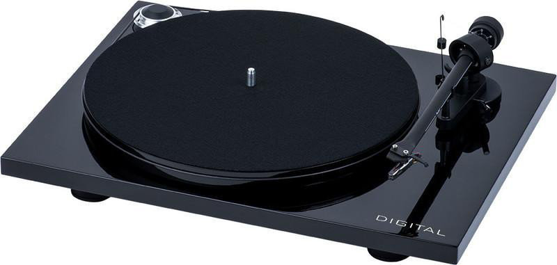 Tourne-disque Pro-Ject Essential III Digital + OM 10 High Gloss Black