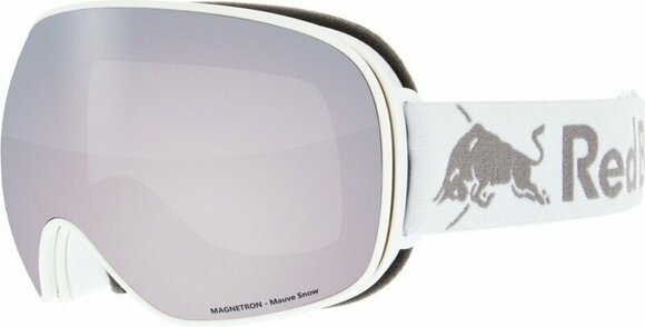 Lyžařské brýle Red Bull Spect Magnetron Matt White/Red/Silver Flash Lyžařské brýle - 1