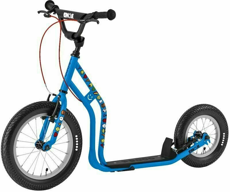 Scuter pentru copii / Tricicletă Yedoo Wzoom Emoji Albastru Scuter pentru copii / Tricicletă