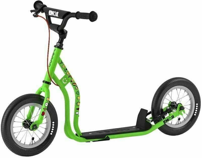 Trotinete/Triciclo para crianças Yedoo Mau Emoji Green Trotinete/Triciclo para crianças