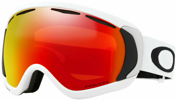Ski Brillen Oakley Canopy 704750 Matte White/Prizm Torch Ski Brillen - 1