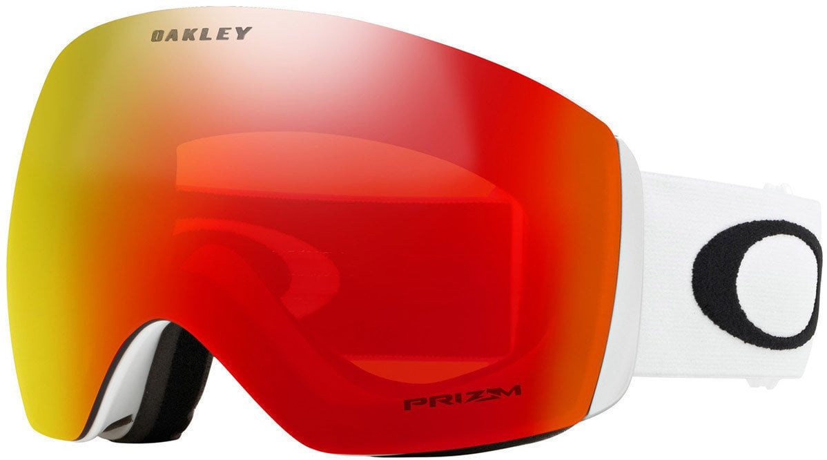Ski Goggles Oakley Flight Deck 705035 Matte White/Prizm Torch Ski Goggles