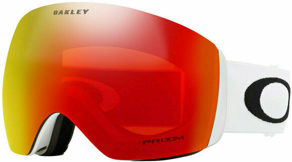 Okulary narciarskie Oakley Flight Deck 705035 Matte White/Prizm Torch Okulary narciarskie - 1