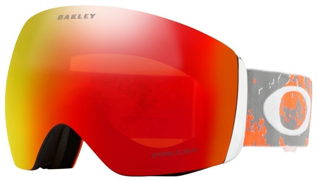 Masques de ski Oakley Flight Deck Artic Fracture Orange w/Prizm Torch 18/19