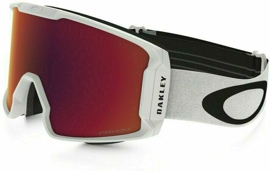 Lyžiarske okuliare Oakley Line Miner L 707013 Matte White/Prizm Torch Lyžiarske okuliare - 1