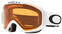 Masques de ski Oakley O Frame 2.0 XM Matte White w/Persimmon & Dark Grey 18/19