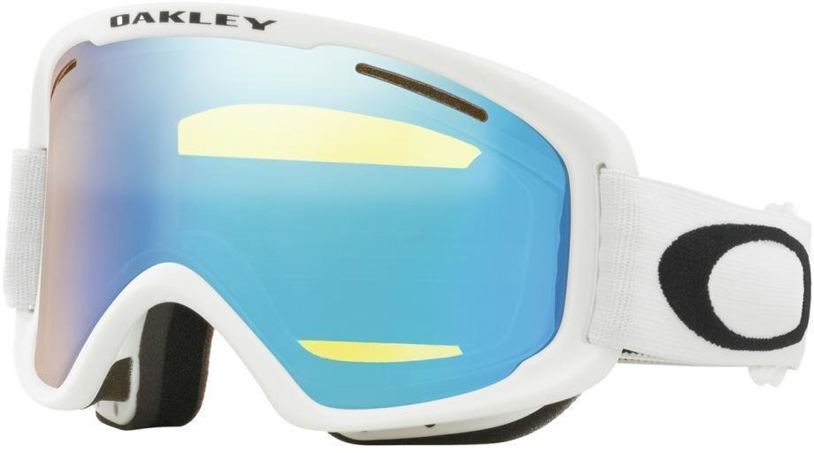 Masques de ski Oakley O Frame 2.0 XM Matte White w/HI Yellow & DarkGrey 18/19