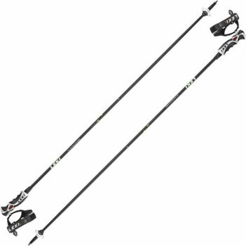 Ski Poles Leki Carbon 11 S Black/White/Yellow/Antracite 120 cm Ski Poles - 1