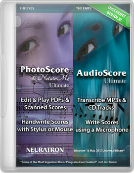 Notationssoftware Neuratron PhotoScore/ AudioScore/ NotateMe (Digitales Produkt) - 1