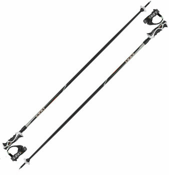 Ski Poles Leki Hot Shot S Black/Lightgrey/Red 125 cm Ski Poles - 1