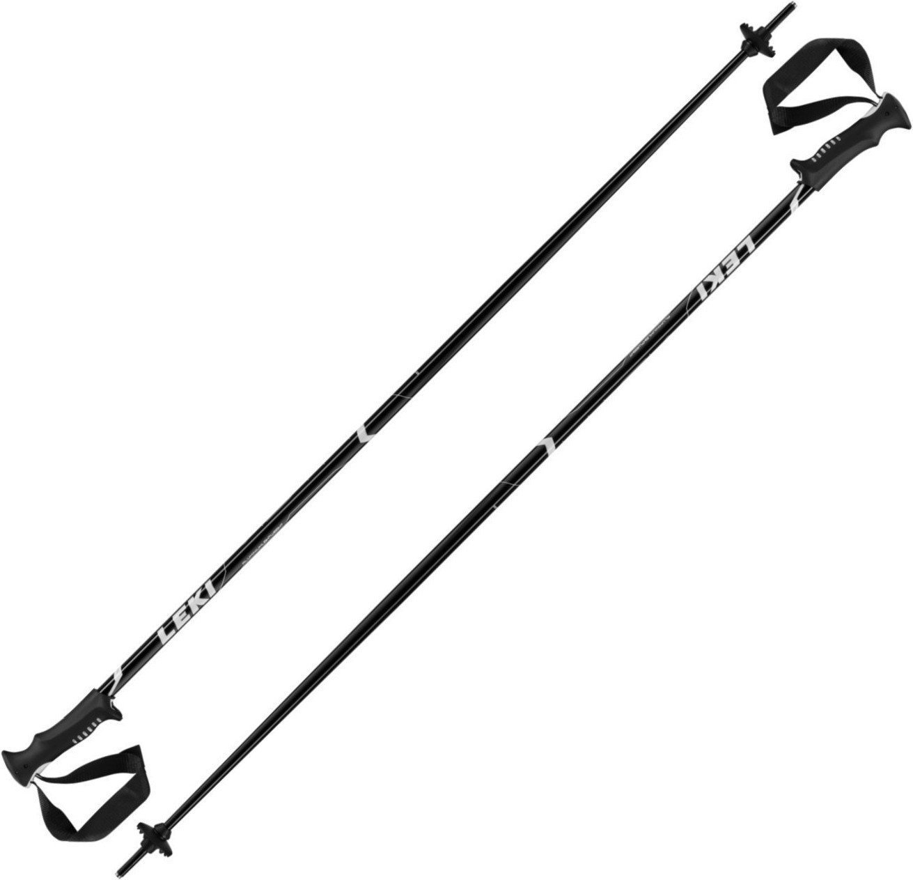 Ski Poles Leki Vista Black/White-Silver 115 18/19