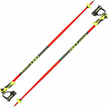 Kijki narciarskie Leki Worldcup Lite SL Neonred/Black/White/Yellow 115 cm Kijki narciarskie - 1