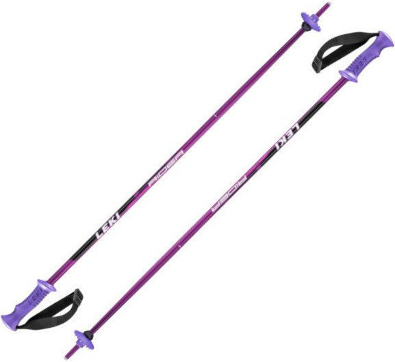Ski-Stöcke Leki Rider Girl Purple/Bright Purple/White 85 cm Ski-Stöcke
